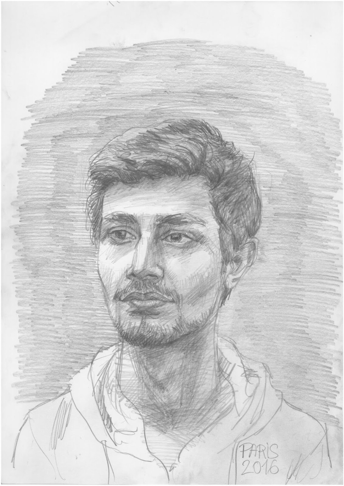 Shashank Anand pencil sketch